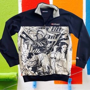 ecko Unltd AOP wrap around anime graphitti full zip jacket coat mens large